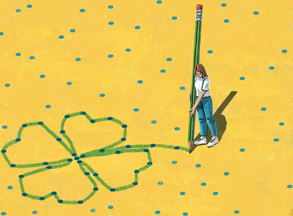 Sharon Walker Mindset Illustration by Eva Bee